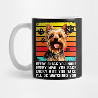Posh Pups Trendy Tee Featuring the Sophistication of Yorkies Mug